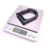 Shelf D-shaped Ring Semi-circular Ring Button Black Metal Keychain Hiking Climbing Carabiner