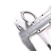 Industrial Widely Used Professional Aluminium Carabiner Round Spring Gate O Ring Mini Hook Snap Hook Carabiner