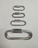 Heavy Duty Threaded Quick Chain Link for Tire Swing Camping Hammock Stainless Steel Oval Locking Carabine
