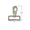 Zinc Alloy Swivel Snap Hook Heavy Duty Webbing Strap Holder Hook Strong Dog Leash