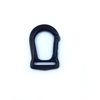 Heavy Duty Locking Carabiner Electroplated Black Spring Hook for Climbing/Bag/Pet Safety