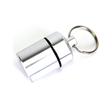 Aluminum Carabinas Clip Karabiner Keychain 7 Layers Cylindrical Sealed Moisture-proof Medicine Box Pill Bottle