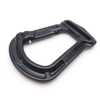 BT-Z525 Heavy Zinc Alloy Black Indoor Sport Safety Hanging Suspension Training Yoga Swivel Hook 38 mm Lanyard Carabiner