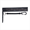 Vinciann Keychain Lobster Clasp Pull-out Rope for Key Pad Shaft Tool Telephone Wire Black Lanyard