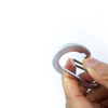 6x60MM Aluminum Snap Hook Promotional Keychains Carabiners Pet Supplier Pet Leashes Hook Dress Button