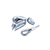 High Quality Triangle Chicken Heart Ring Tube Ring Surface Galvanized Thimble Connector Accessories