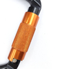 Aluminum Snap Hook with Screw Lock, Secure Buckle Hanging Padlock for Camping Tents, Backpacks, Hiking Gear