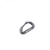 New Style Aluminum Climbing D Shape Carabiner 60mm Small Hook Custom Logo Carabiner Mosquetones Spring Snap Hooks