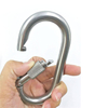 Stainless Steel 304 316 Straight Snap Hook with Screw for Camping,Outdoor