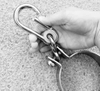 Round Swing Hook Outdoors Hangers Playground Equipment Carabiner D Clamp for Timber Swing Clamp Hook