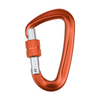 BT-L17 Black 12KN Aluminum Rock Climbing Safety Carabiner D Shape Locking Screw Carabiners