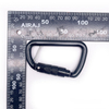 Promotional Keychains Carabiners 5KN Safety D Shape Aluminum Clip Heavy Duty Screw Locking Strap Hook Carabiner Double Locking