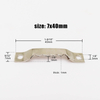 Golden Silver Black Sawtooth Picture Frame Hanger Hanging Photo Oil Painting Mirror Saw Tooth Hooks With Screws