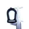 Heavy Duty Locking Carabiner Electroplated Black Spring Hook for Climbing/Bag/Pet Safety