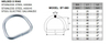 Pet Leashes Collar Handle Hardware Bag Accessories Metal Zinc Plating/chromium Plating/nickel Plating D Ring Hook
