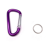 BT-A88 6pcs Round 78mm Karabiner Custom Logo Keychain Aluminum Hooks With Key Ring Carabiner D Clip 3" Gold Carabiner