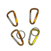 40mm Flat Mini Clip Custom Carabiners Aluminum Carabiner Clip Hook