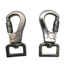 BT-684 High Quality Gun Color Gancho Perro Metal Screw Swivel Carabiner 20mm Snap Hook Dog Leash