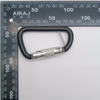 Safety D Shape Aluminum Clip Auto Locking Screw Hooks for Outdoor Camping,Hammock