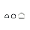 Metal Matte Black D Ring Pet Harness Accessories Aluminum D Rings Loop Buckle for Bag Backpack