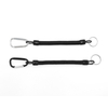 Camping Outdoors Packsack Key Chain Carabiner Lanyard Elastic Telephone Wire Travel Gear Tool Lanyard
