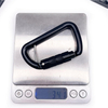 Custom 9KN D Shape Lanyard Auto Locking Screw Hooks Outdoor Camping Multi Tool Pin Black Carabiner