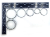 4*40mm Manufacturer Good Quality Stainless Steel 304 Zinc Sliver Color Welded O Rings