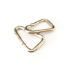 BT-2480 Hardware Metal Triangle Delta Snap Hook 5mm Steel Carabiner Snap Hook