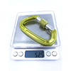 12mm Aluminum Snap Hooks Wholesale 22kn Selflocking Carabiner Outdoor Climbing Carabiner Hook Dog Rope Leash Hook