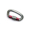 Safety auto Locking Carabiner Karabiner with EN certificate aluminium snap hook camping outdoor mosquetones de escalada de 25kn
