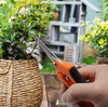 FLORA GUARD Garden Pruning Shears Secateurs Bonsai Metal Gardening Scissor Pruning Tool Fruit Picking Scissors