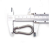 BT-245 Climbing Excellent Quality 50mm 316 Stainless Steel Carabiner Snap Hook Custom Logo 5x50 Carabiner Carbon Steel