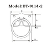 Stainless Steel Aisi304 Square Eye Plate With Ring Hitching Ring Lag in China Carabiner Rigging