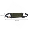 Factory Direct Sale High Quality Triangle Plastic Spring Hook for Webbing Clip Carabiner Swivel Snap Hook for Bags