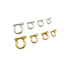 Thicken Polished High End Metal Flat Split Key Ring Custom Size Key Chain Pet Accessories