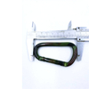 High Quality D-Shaped Carabiner Hook, Army Green Camouflage Aluminum Snap Clip for Outdoor Hammock, Hiking