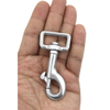 BT-Z857 Zinc Alloy Moschettone Hardware Nickel Plated Bolt Metal Dog Shape Holder With Metal Carabiner Swivel Metal Hook Snap