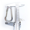 6x60MM Aluminum Snap Hook Promotional Keychains Carabiners Pet Supplier Pet Leashes Hook Dress Button