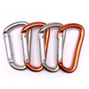Aluminum 5KN Black Laser Logo Wiregate Hammock Metal Snap Hook Spring Clamp Hook Keychain Clip Karabiner