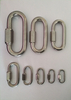 Heavy Duty Threaded Quick Chain Link for Tire Swing Camping Hammock Stainless Steel Oval Locking Carabine