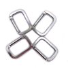 New Style 4.8mmx52mmx36mm Aluminum Alloy Carabiner Square Silver Black Clip Hook Carabiner Keychain Hook Clip