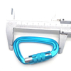 Snap Hooks Wholesale Carabiner 12kn Aluminum D Type Buckle Hanging Auto Locking Carabiner Screw Hammock