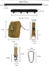 Multifunctional Tactical Waist Wrap Set Outdoor Molle Tactical Belt Field Cs Waist Wrap