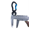 High Quality Aluminum Carabiner Screw Locking Spring Clip D Shaped Hook with Eye for Dog Leash