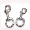 Zinc Alloy Metal Snap Hooks Pet Collar Breakaway Gancho Perro Buckle Metal 1 Inch Silver Rotating Swivel Snap