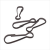 40mm Nickel Plated Rope Clip Metal Hook Lanyard Hook Clip Keychain Camping Clasp