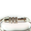 Classic Oval Aviation Aluminum Carabiner Zinc Plated Snap Hook for Climbing Use