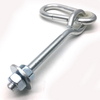 BT-0128 Washer Zinc Plated Electric Galvanized Steel Shaft Style Swing Hanger with Spring Clip