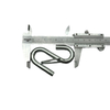 China Factory Wholesale Price Marine Ringging Zinc Plated Trucks Hardware a Shaped Hook with Spring Heavy Duty Hook
