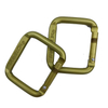 Wenzhou Bai Te Rigging Hardware Square Bronze Aluminum Small Carabiner Clips Sanp Hook Key Chain